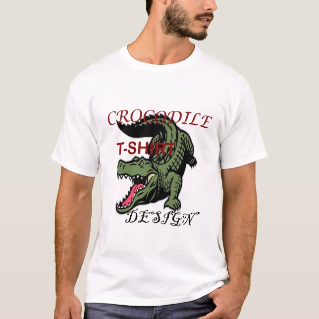 Crocodile T-Shirt Design (Front)