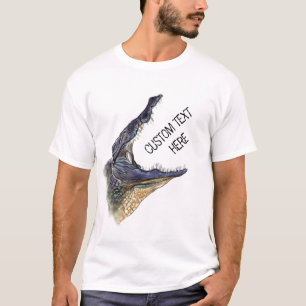 Crocodile T-Shirt with Custom Text