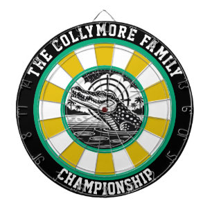 Crocodile Target Lake Artwork Dartboard
