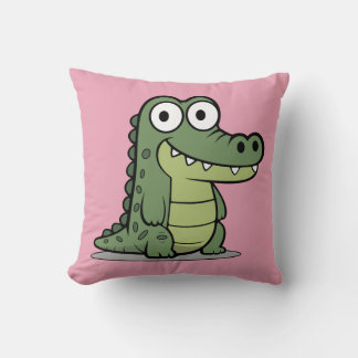 Crocodile Throw Pillow