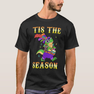 Crocodile Tis Season Festival Parade Beads Mardi G T-Shirt