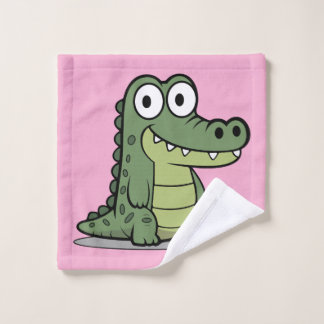 crocodile wash cloth