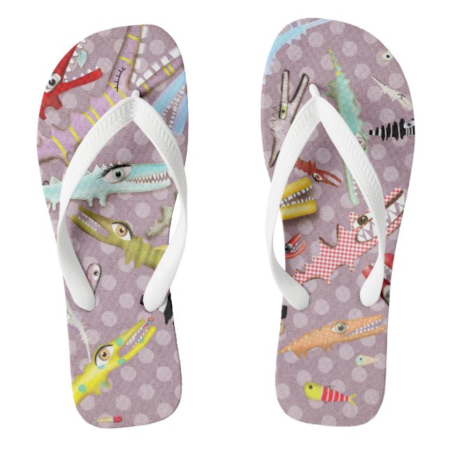 Crocodilen Flip Flops (Footbed)