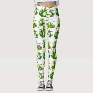 Crocodiles In The Pond Leggings
