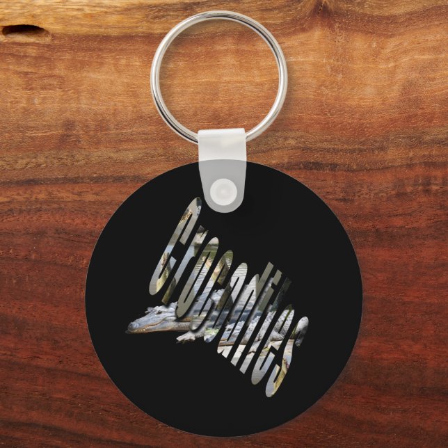 Crocodiles Name With Crocodiles, Keyring (Front)
