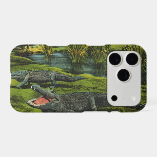 Crocodiles, Reptiles Animaux de la Vie Marine Vint
