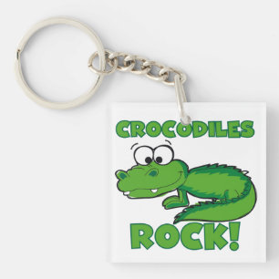 Crocodiles Rock Keychain