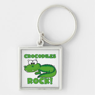 Crocodiles Rock Keychain