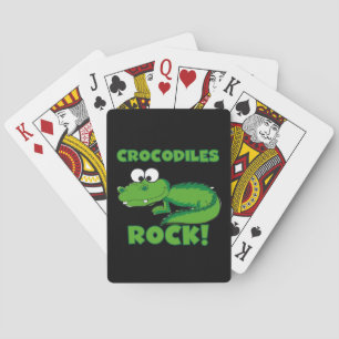 Crocodiles Rock Playing Cards