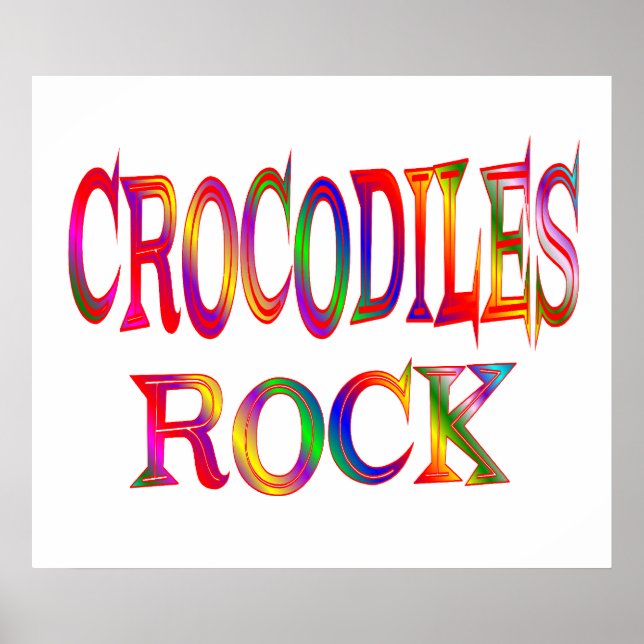 Crocodiles Rock Poster (Front)