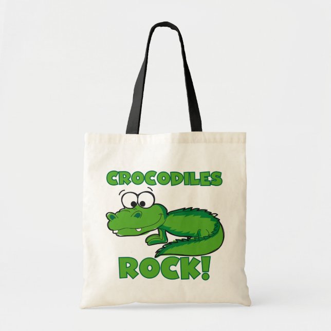 Crocodiles Rock Tote Bag (Front)