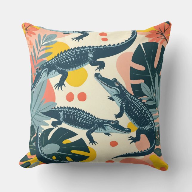 Crocs Throw Pillow (Front)