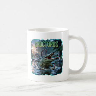 Croctopus Photographic – Crocodile Octopus Scary Coffee Mug