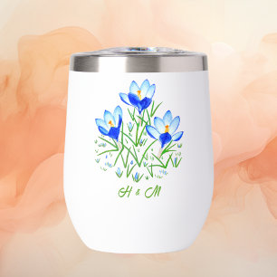 Crocus bleus