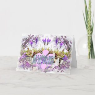 Crocus Congratulation Card
