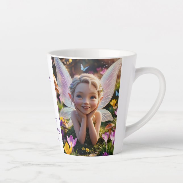 Crocus Fairy  Latte Mug (Right)