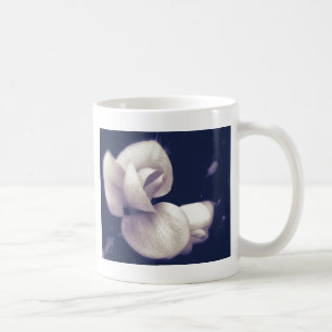 Crocus Flower Blossom in Black and White Coffee Mug