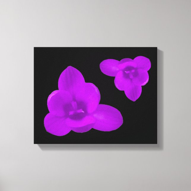 Crocus Flower Purple Canvas Print (Front)