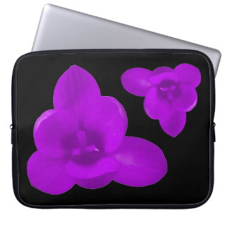 Crocus Flower Purple Laptop Bag