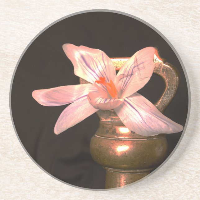 Crocus Flowers Coaster (Front)