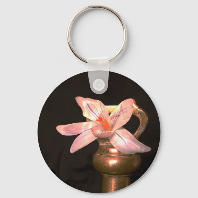 Crocus Flowers Keychain (Front)