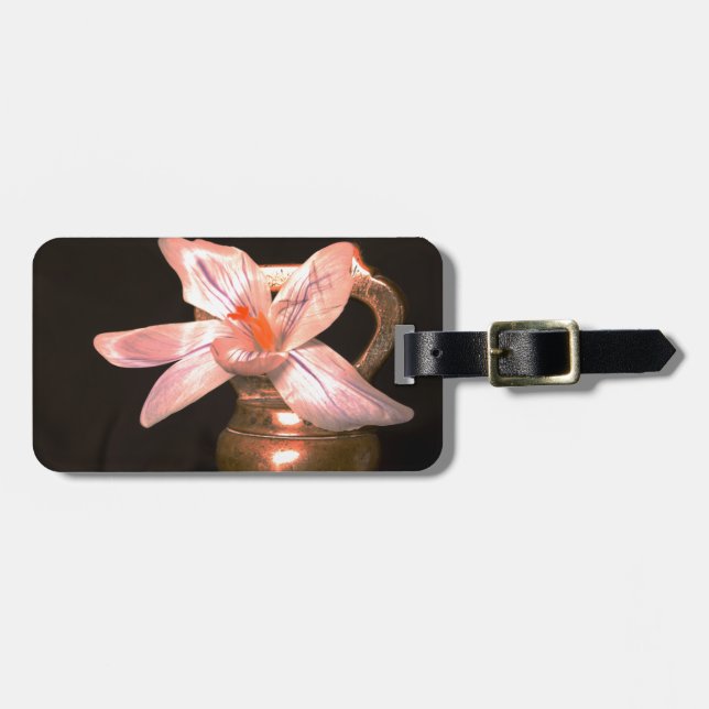Crocus Flowers Luggage Tag (Front Horizontal)