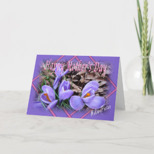 Crocus for Mom Card