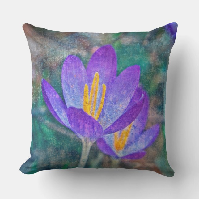 Crocus Outdoor Pillow (Front)