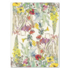 Crocus Poppy Iris Foxglove Flowers Tissue Paper