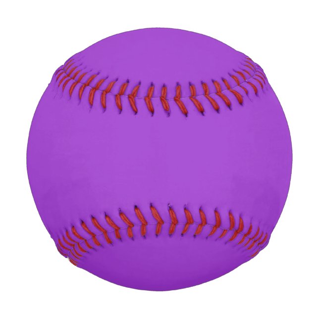 Crocus Purple Solid Colour Baseball (Front)