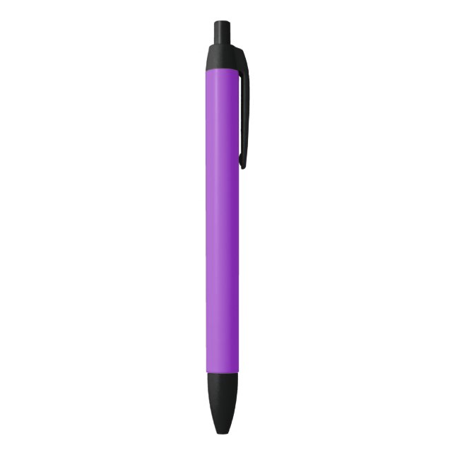Crocus Purple Solid Colour Black Ink Pen (Bottom (Vertical))