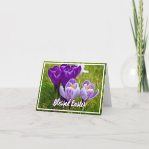 Crocus spring card