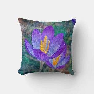 Crocus Throw Pillow