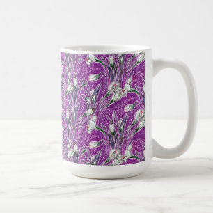 Crocuses, Floral Botanical Pattern Garden Flowers Coffee Mug