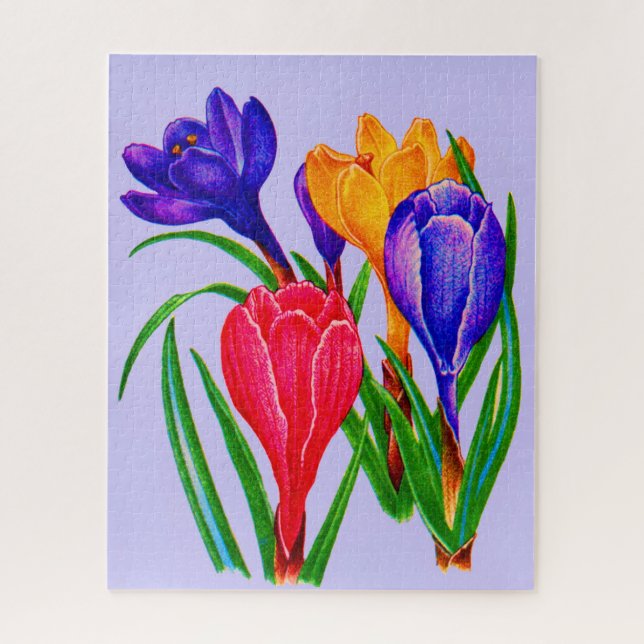 crocuses jigsaw puzzle (Vertical)