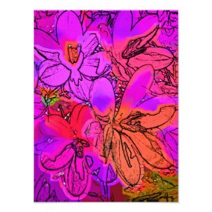 CROCUSES PHOTO PRINT