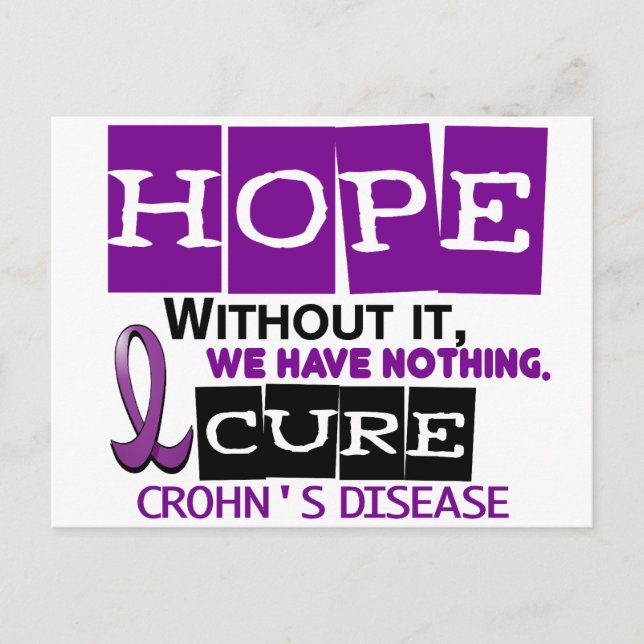 Crohn’s Disease HOPE 2 Postcard (Front)