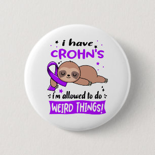Crohn's Awareness Month Ribbon Gifts 2 Inch Round Button