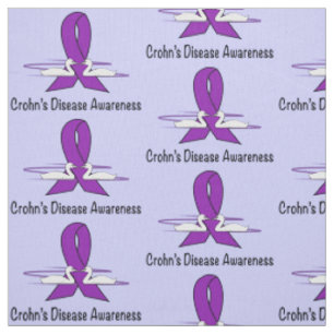 Crohn's Disease Awareness with Swans of Hope Fabric