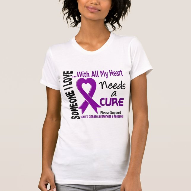 Crohns Disease Needs A Cure 3 T-Shirt (Front)