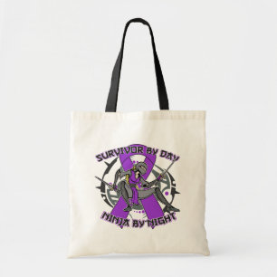 Crohns Disease Survivor By Day Ninja By Night Tote Bag