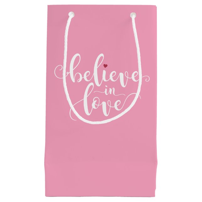 Croire en amour Valentine Calligraphie | Sac Cadea (Devant)
