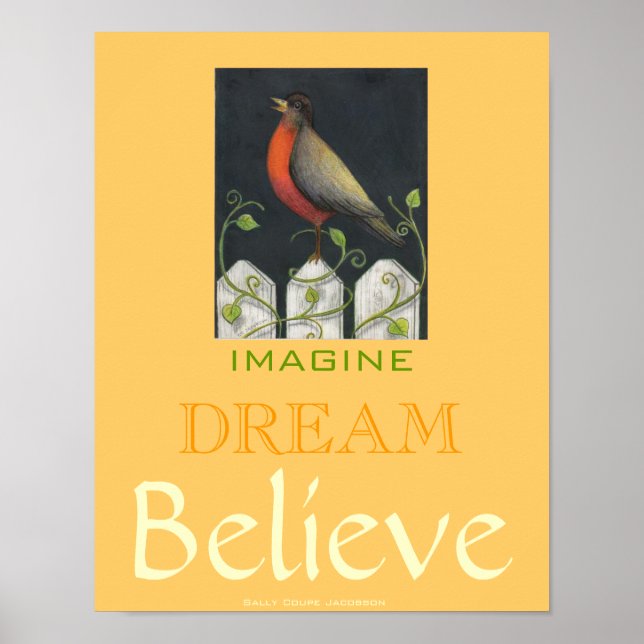 Croire Poster d'Art / Sally Coupe Jacobson (Devant)