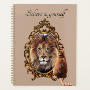 Crois En Toi-Même Lion Vintage Inspiration