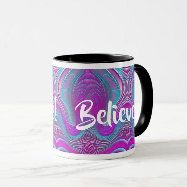 Crois ! Mug psychadellique (Devant droit)