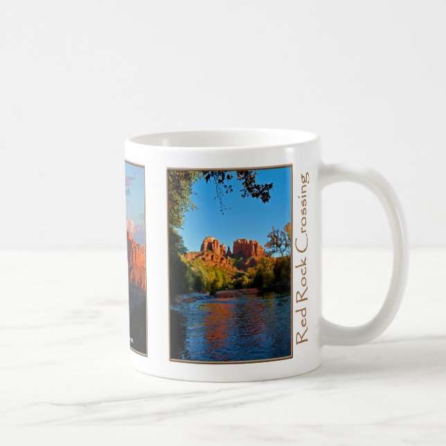 Croisement rouge de roche dans la tasse de cadeau (Droite)