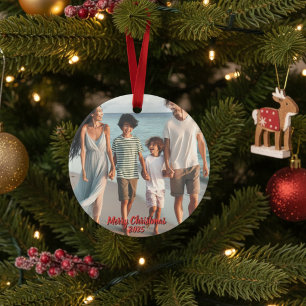 Croisière de Noël Photo Personnaliser Rouge