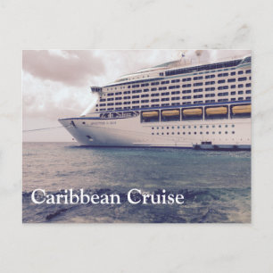 Croisière des Caraïbes - carte postale