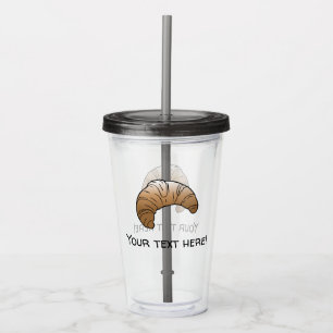 Croissant Acrylic Tumbler