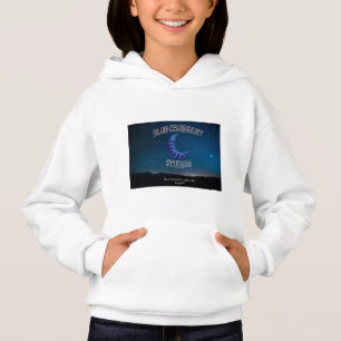 Croissant bleu Hoddie